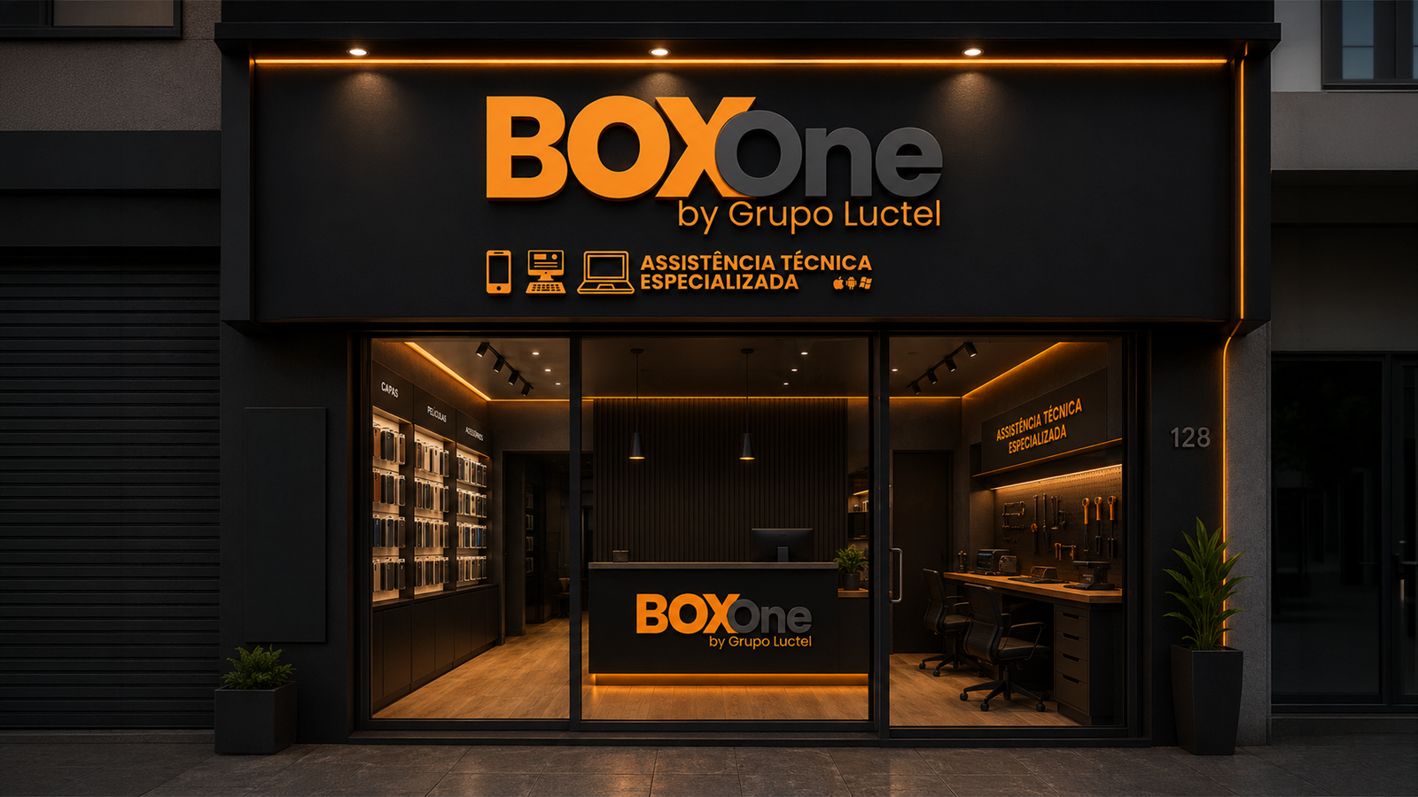 Fachada Oficial da Loja BOX One